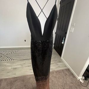 Black long dress
